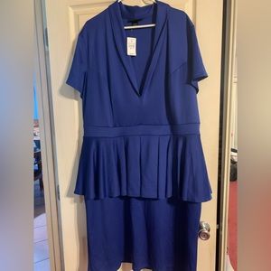 Ashley Stewart Blue Dress Size 26/28